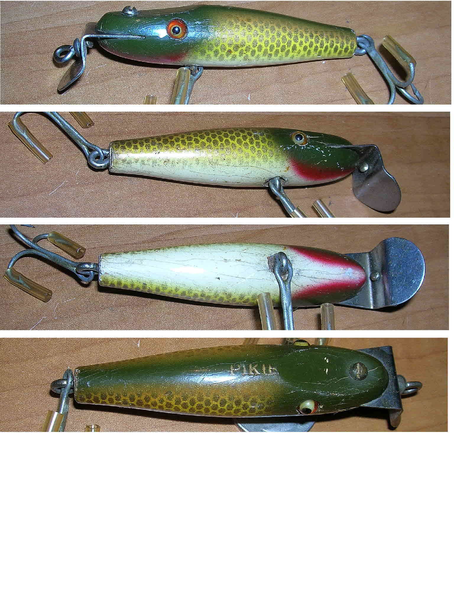 Creek Cub Pikie Golden Shiner Scale Fishing Lure