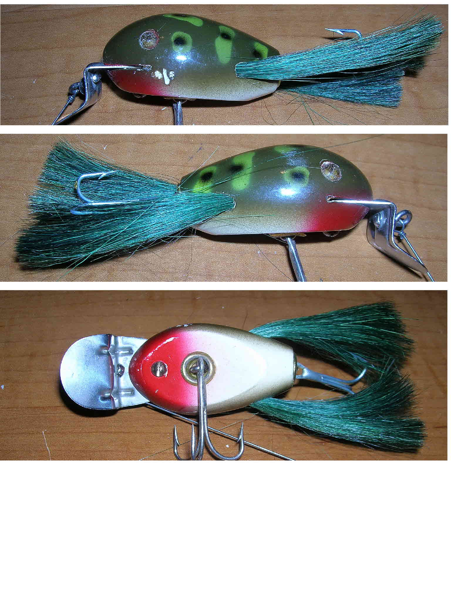 Vintage Creek Chub Weed Bug Frog Fishing Lure