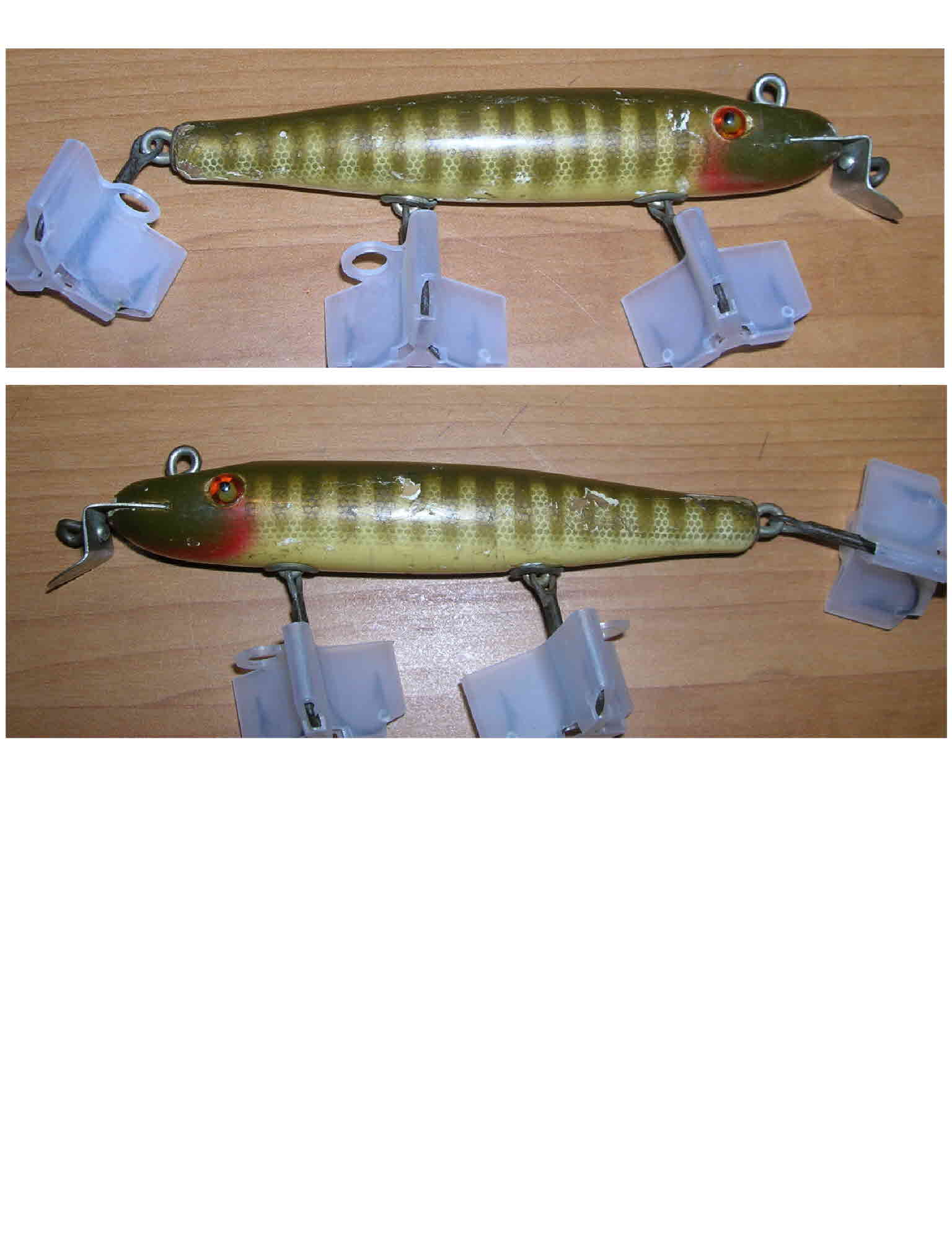 Fishing Lures, Creek Chub Shur Strike River Master, Damage, 3” Crank Bait.