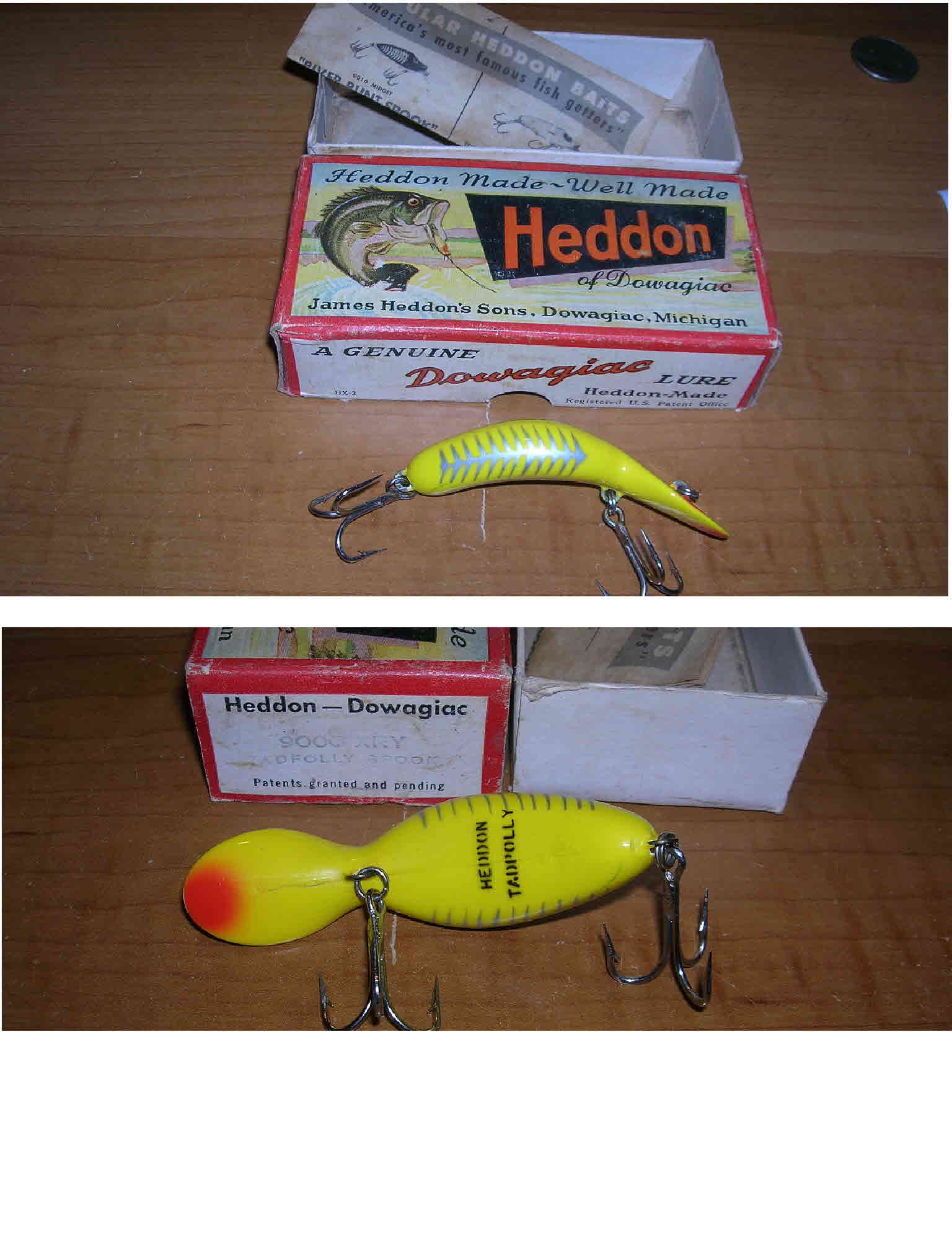 Antique Heddon Lures