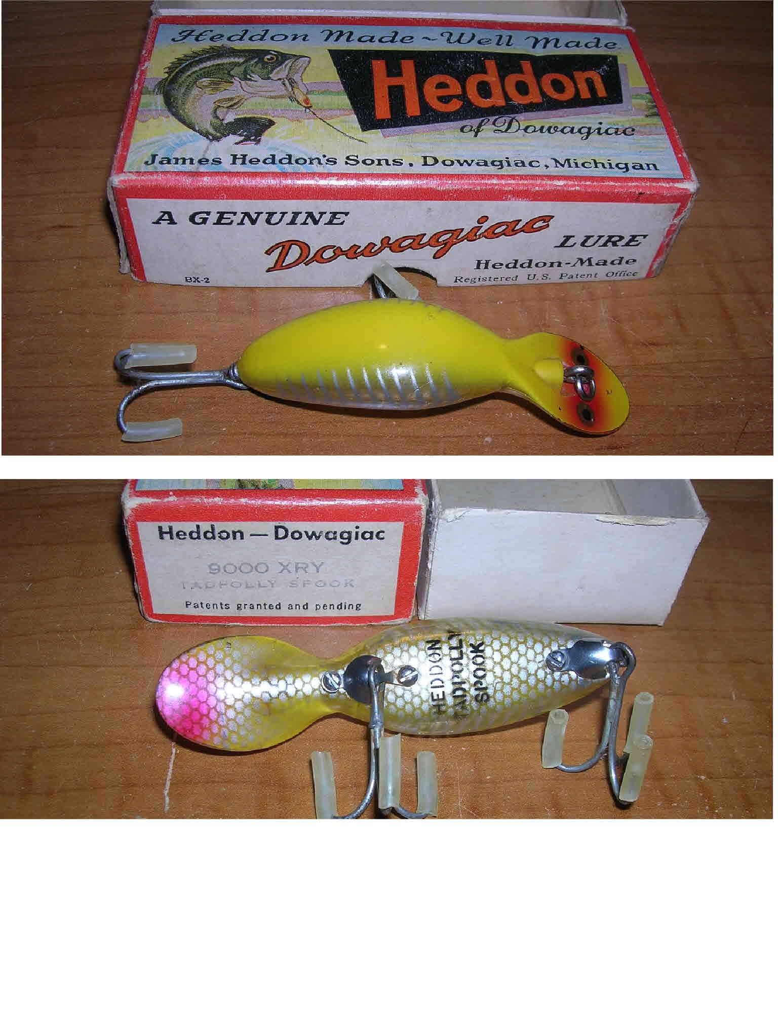 Vintage Fishing Lure - Heddon Tiny Torpedo - Misión Boliviana Occidental