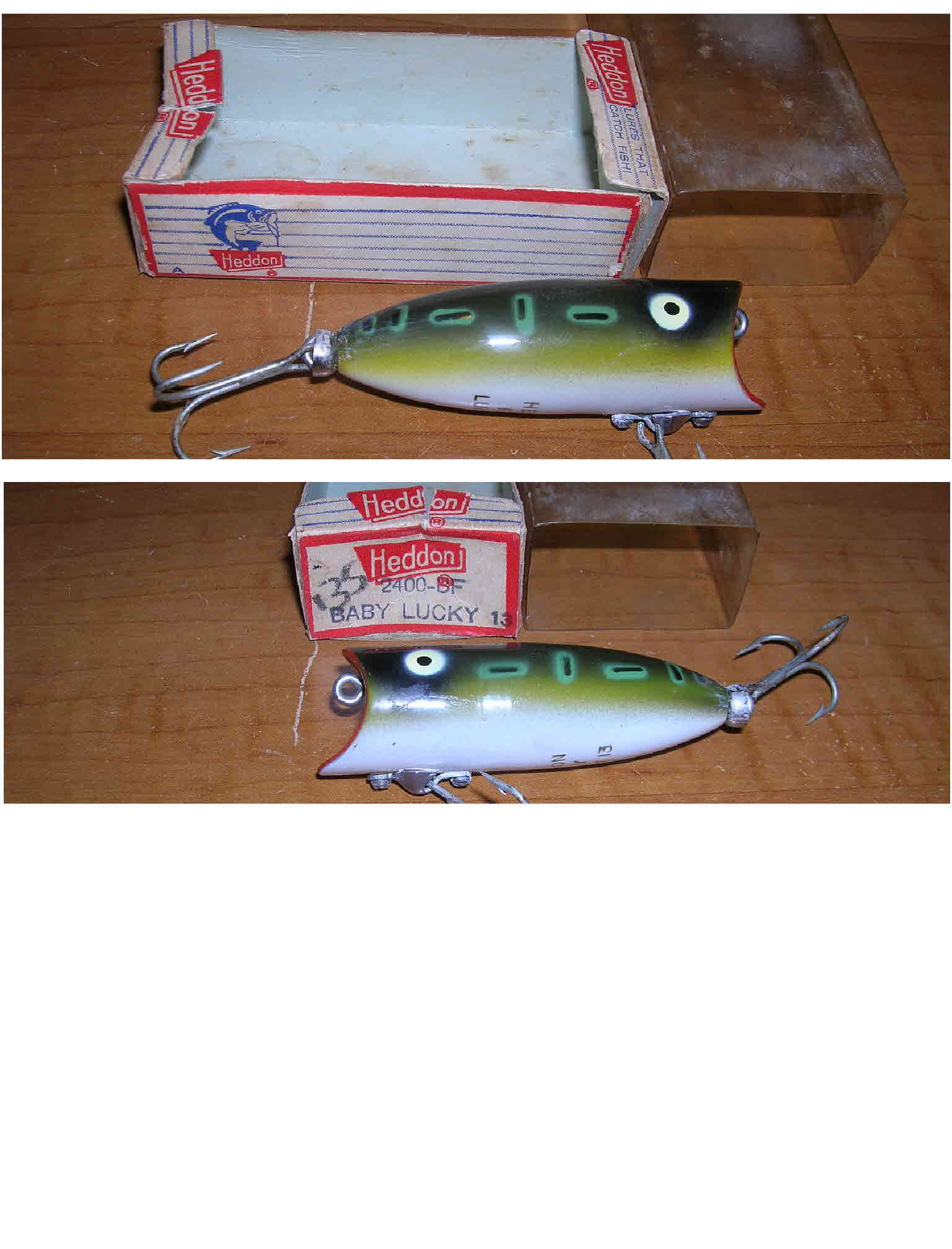 Antique Heddon Lures