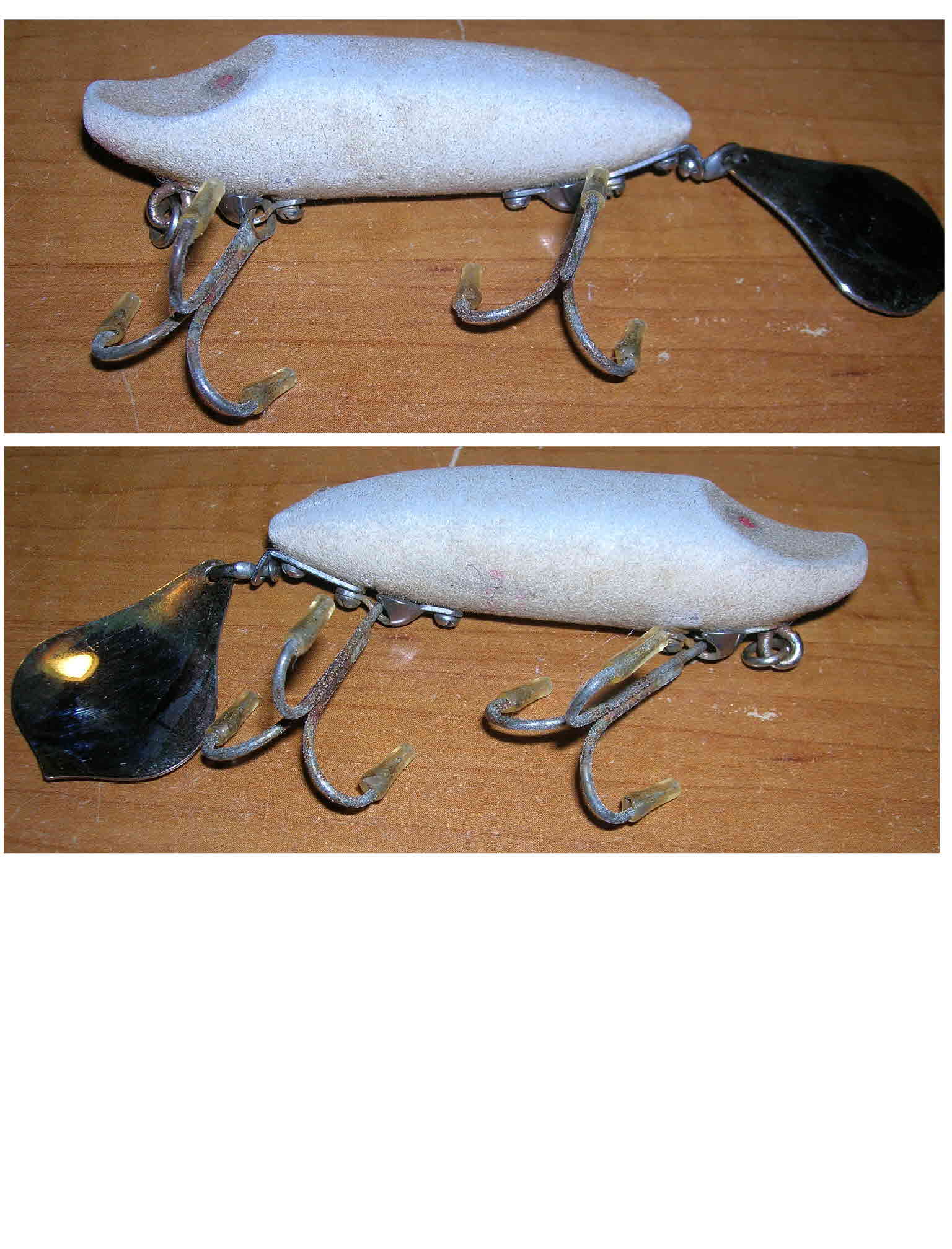 Vintage Heddon Meadow Mouse Fishing Lure 