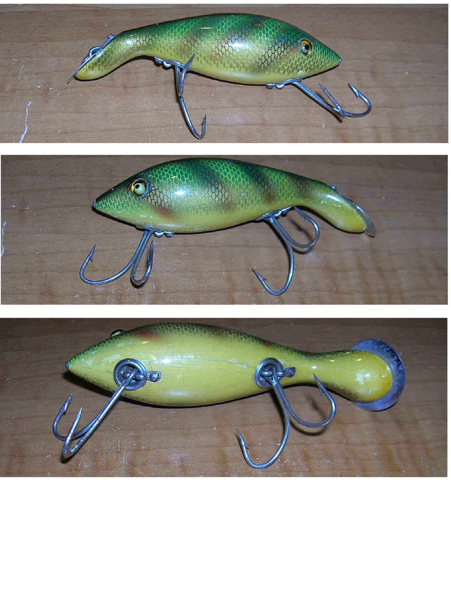 Heddon Giant River Runt Lure  Antique fishing lures, Fish, Vintage fishing  lures