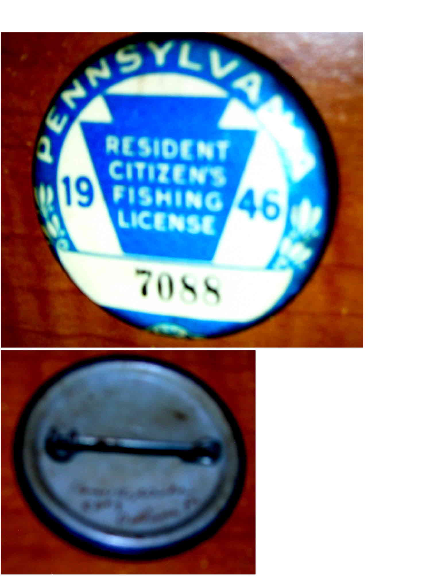 Old Fishing Licenses