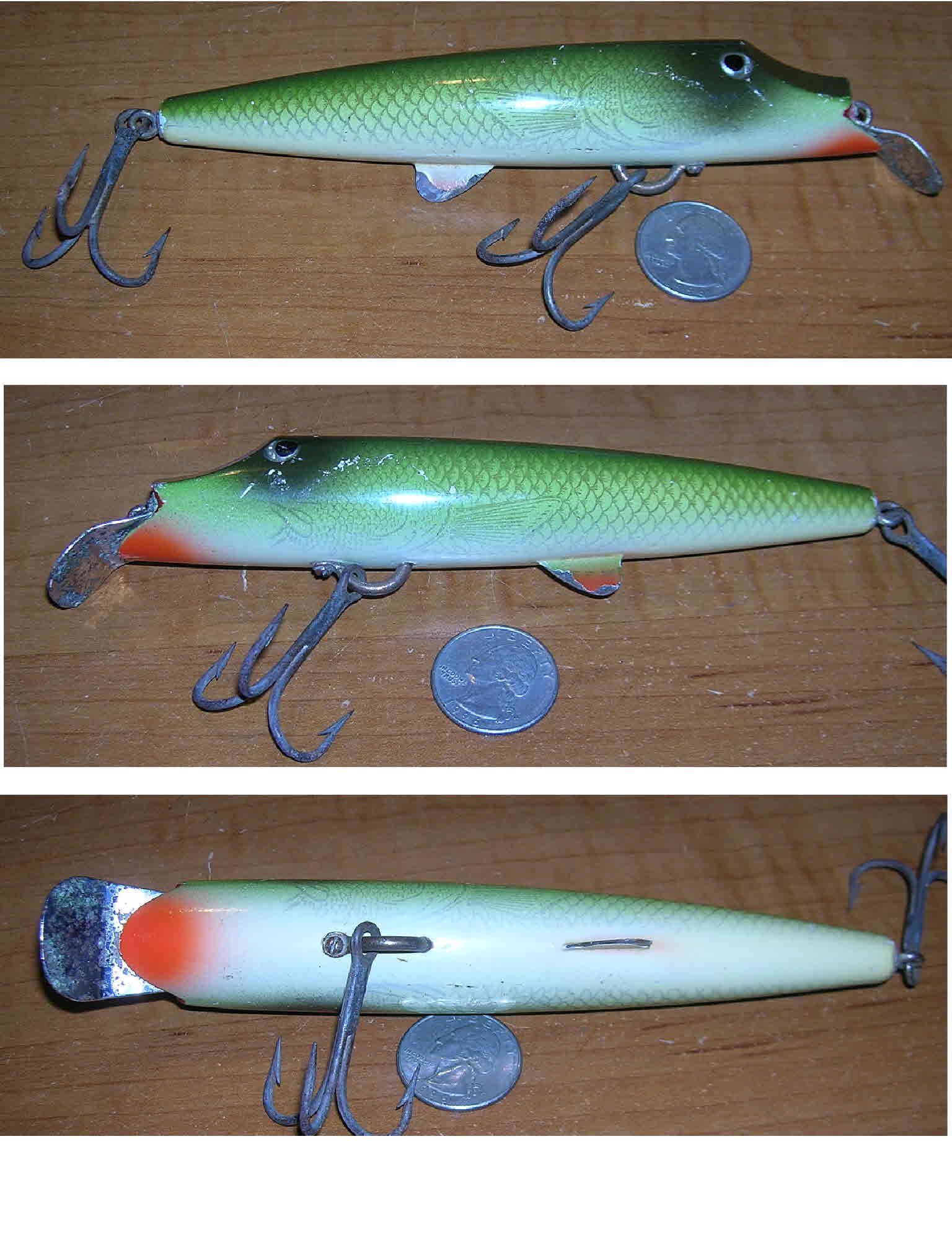 Striped Bass Wooden Vintage Fishing Lures for sale